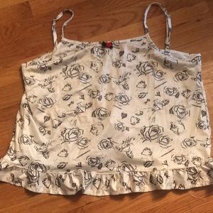 Beauty and the beast sleep top